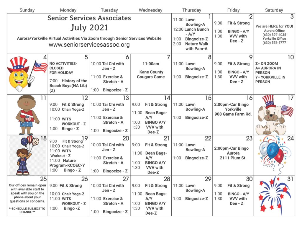 Yorkville Events Senior Services Associates, Inc.